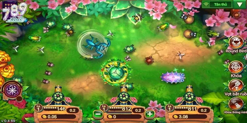 Tuyệt chiêu giúp bạn luôn thắng khi chơi Bắn côn trùng